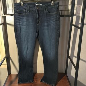 Lee straight leg mid rise jeans
